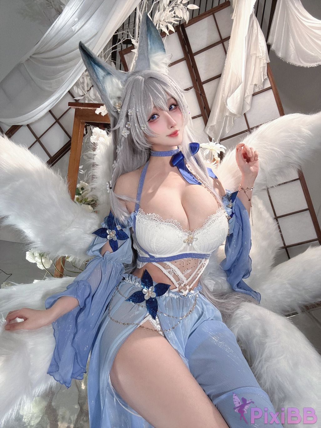 Cosplayer rioko Cool Ryoko Blue Route Aqua Summer Shinano PixiBB.COM 034