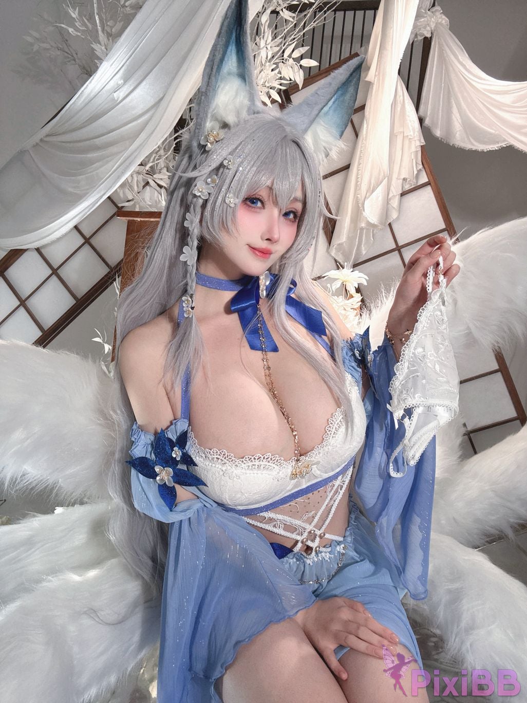 Cosplayer rioko Cool Ryoko Blue Route Aqua Summer Shinano PixiBB.COM 035