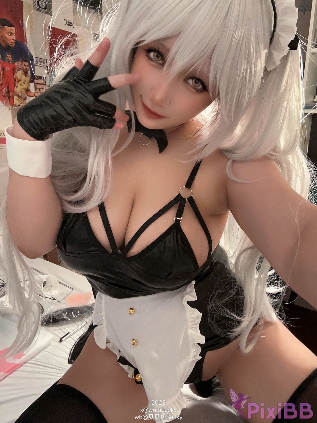 Cosplayer Bebecchi Becky Three oclock maid PixiBB.COM 023
