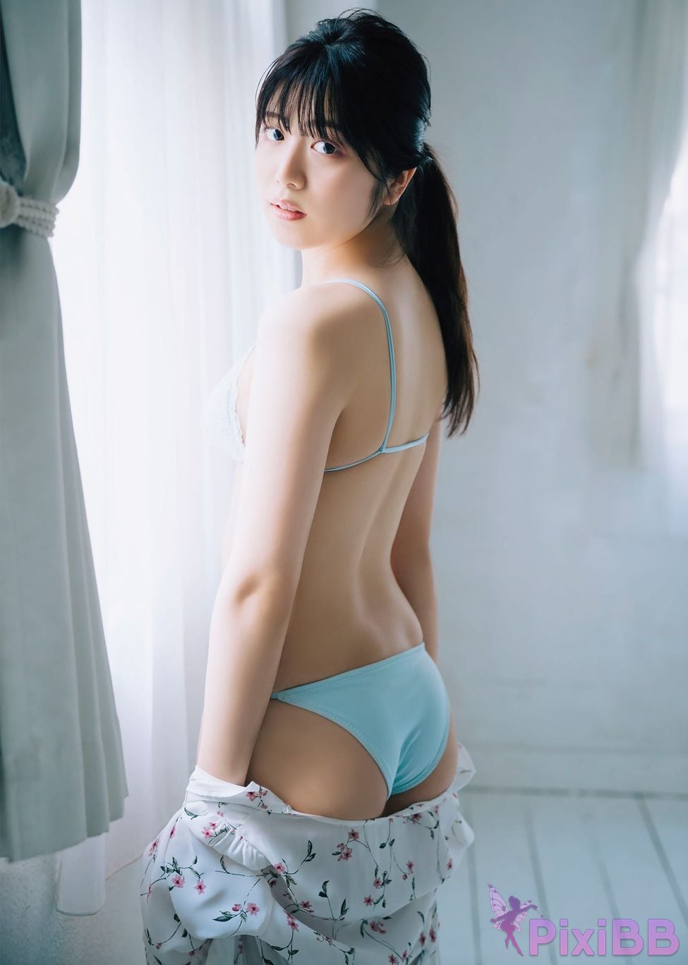 Japanese Idol Rio Yoshida Risaku EX Popular Digital Photobooks 044 The spring color is Still too blue PixiBB.COM 002