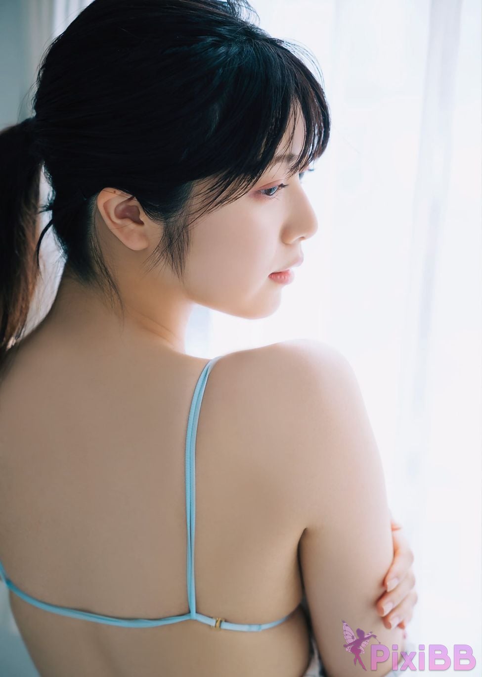 Japanese Idol Rio Yoshida Risaku EX Popular Digital Photobooks 044 The spring color is Still too blue PixiBB.COM 003