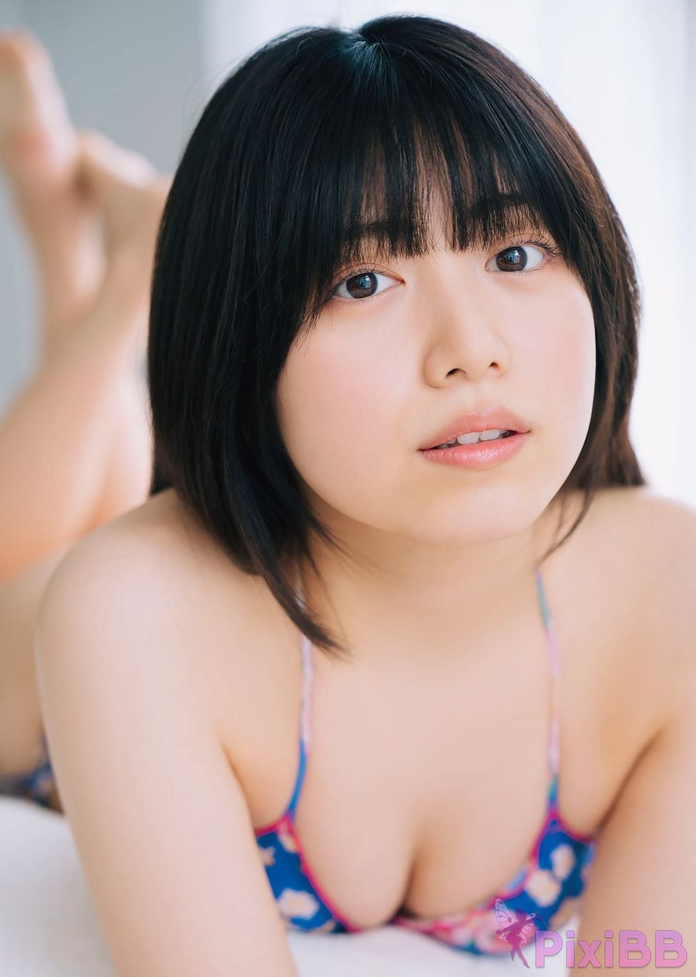Japanese Idol Rio Yoshida Risaku EX Popular Digital Photobooks 044 The spring color is Still too blue PixiBB.COM 038