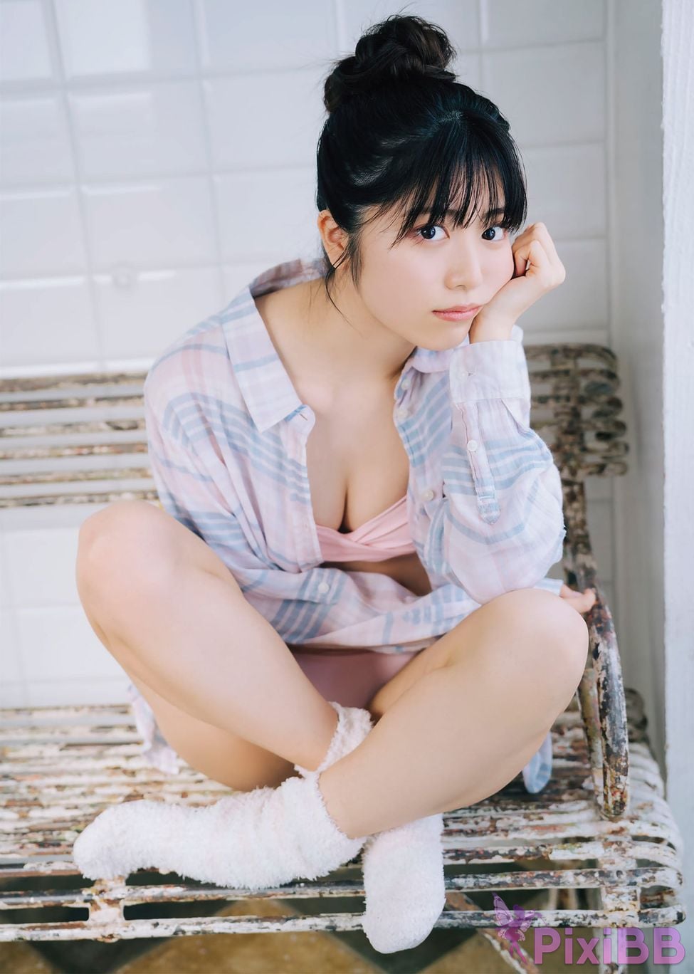 Japanese Idol Rio Yoshida Risaku EX Popular Digital Photobooks 044 The spring color is Still too blue PixiBB.COM 052