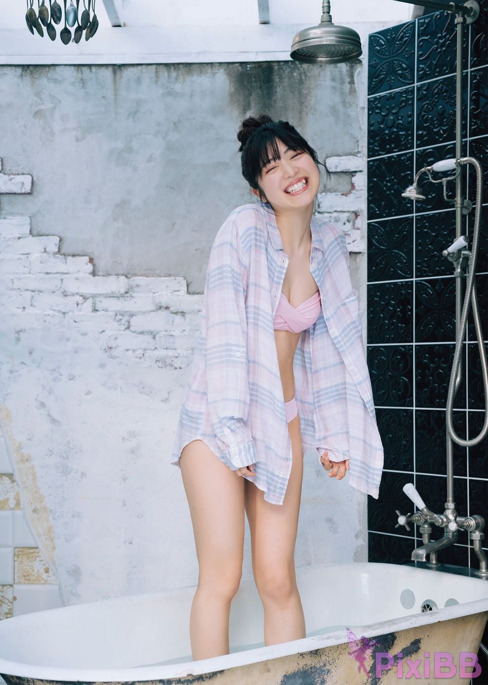 Japanese Idol Rio Yoshida Risaku EX Popular Digital Photobooks 044 The spring color is Still too blue PixiBB.COM 058