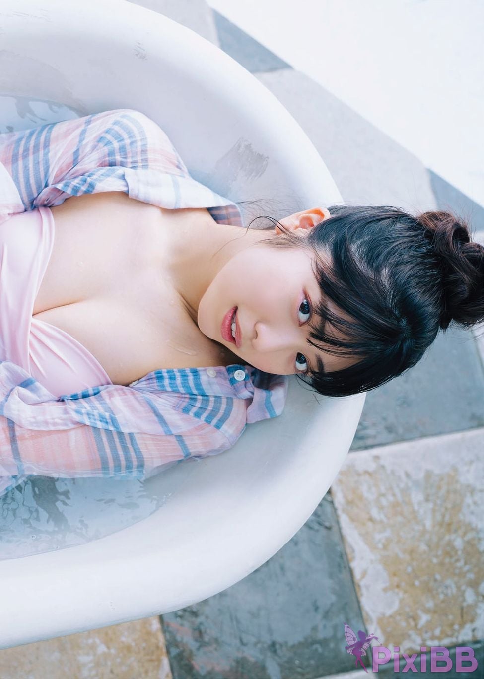 Japanese Idol Rio Yoshida Risaku EX Popular Digital Photobooks 044 The spring color is Still too blue PixiBB.COM 061