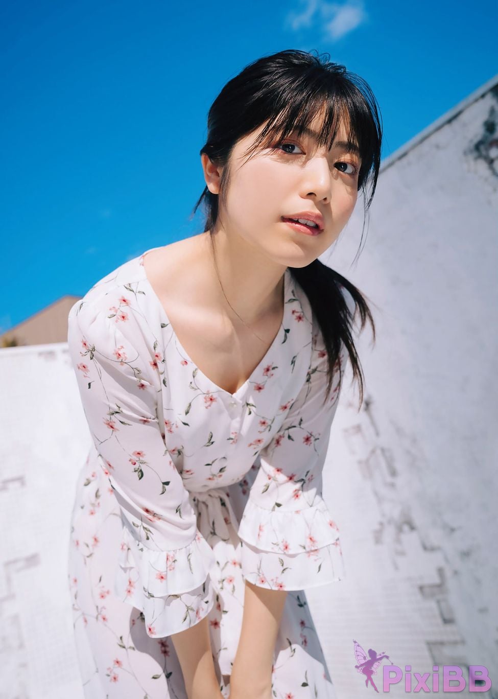 Japanese Idol Rio Yoshida Risaku EX Popular Digital Photobooks 044 The spring color is Still too blue PixiBB.COM 069