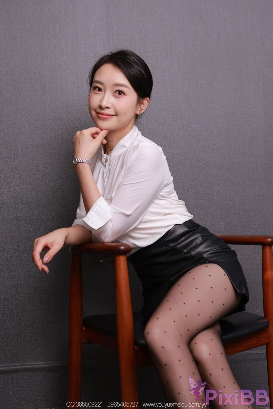 IESS Strange thoughts and interests No.2227 Xiaojie Polka Dot Stockings next. PixiBB.COM 034