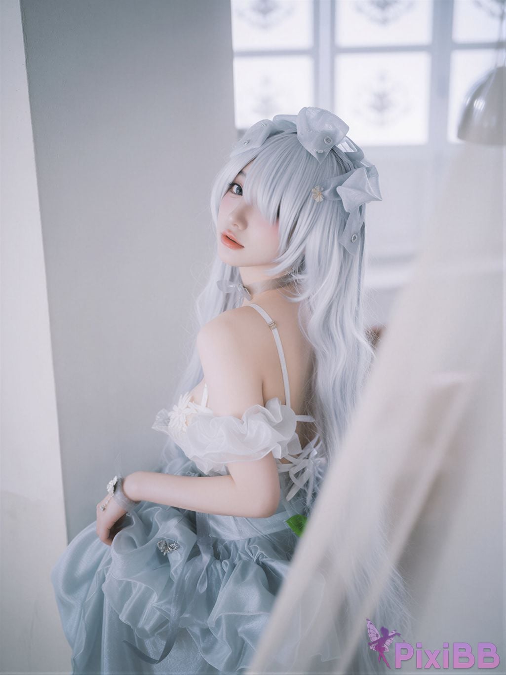 AI Enhanced DJAWA Photo Son Ye Eun Nikke Cinderella Glass Princess PixiBB.COM 009