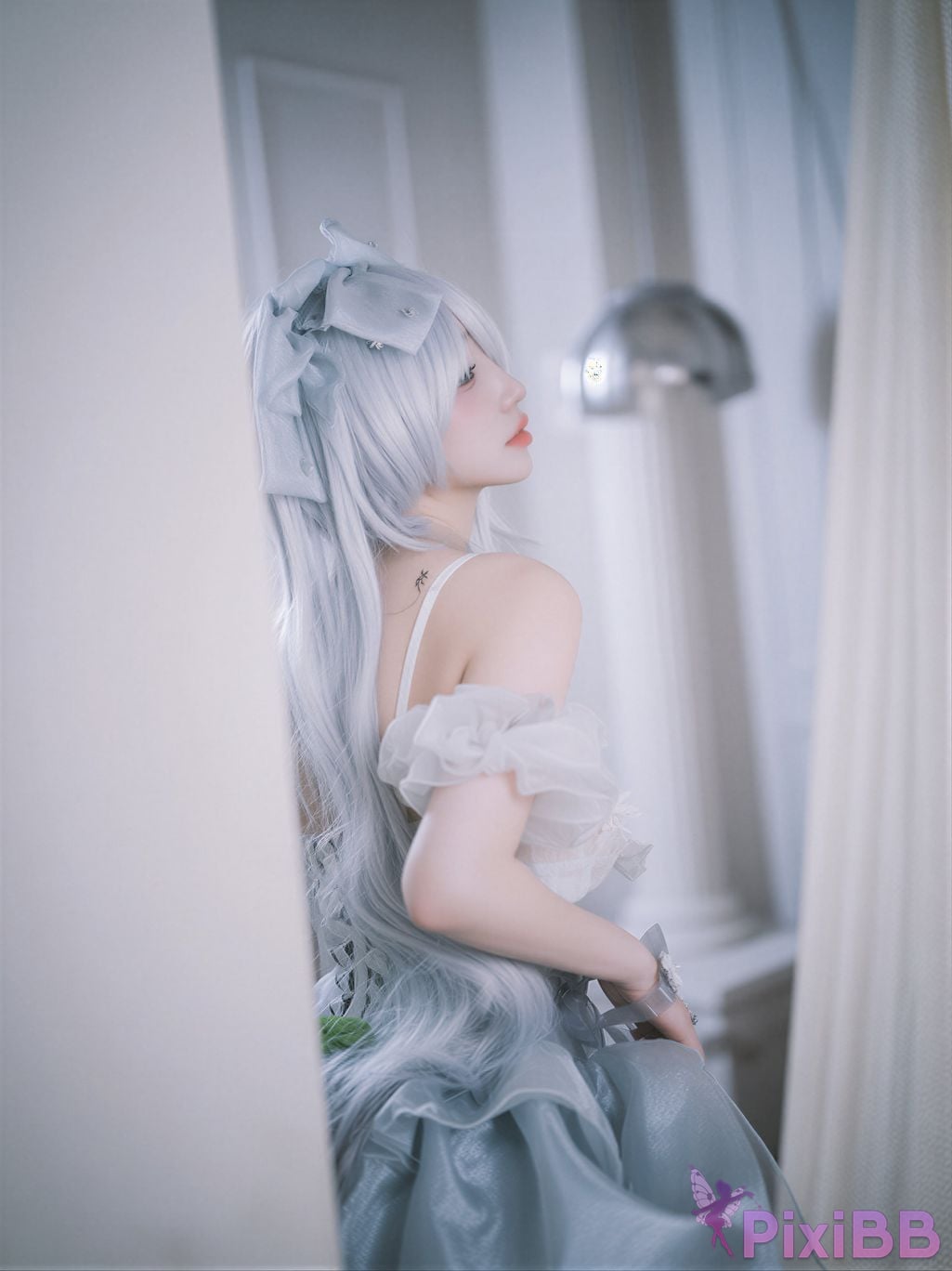 AI Enhanced DJAWA Photo Son Ye Eun Nikke Cinderella Glass Princess PixiBB.COM 010