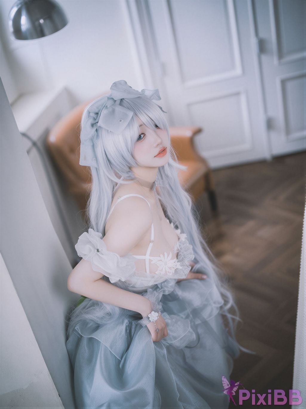 AI Enhanced DJAWA Photo Son Ye Eun Nikke Cinderella Glass Princess PixiBB.COM 013