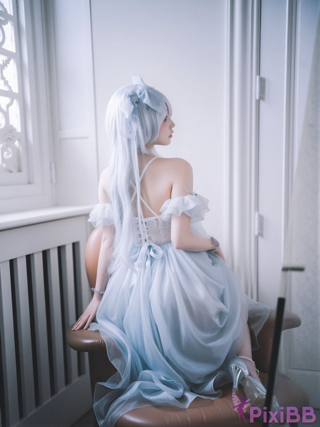 AI Enhanced DJAWA Photo Son Ye Eun Nikke Cinderella Glass Princess PixiBB.COM 014
