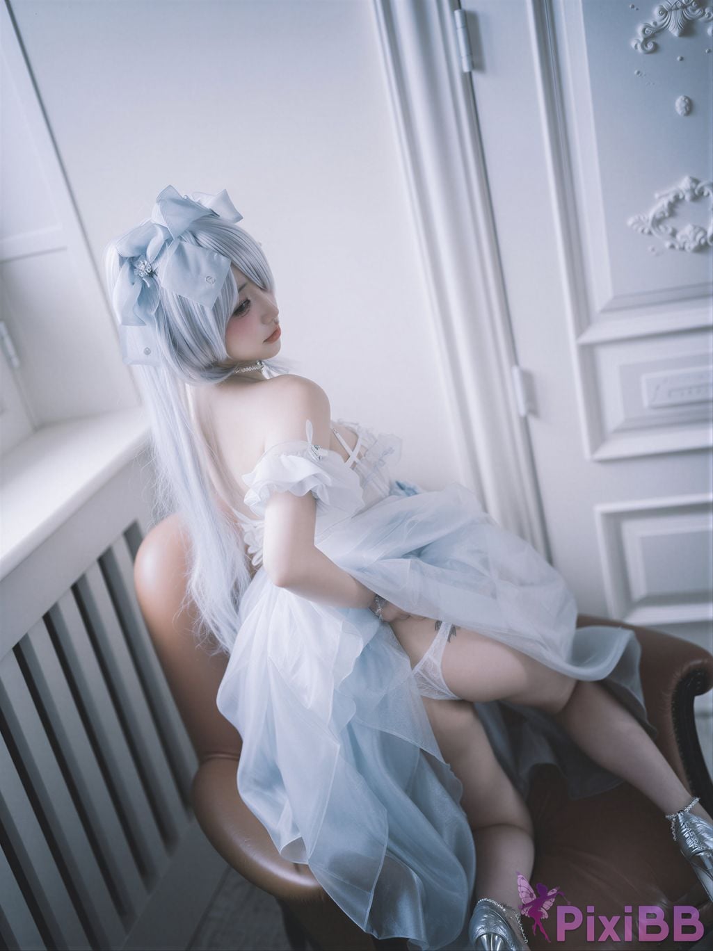 AI Enhanced DJAWA Photo Son Ye Eun Nikke Cinderella Glass Princess PixiBB.COM 016