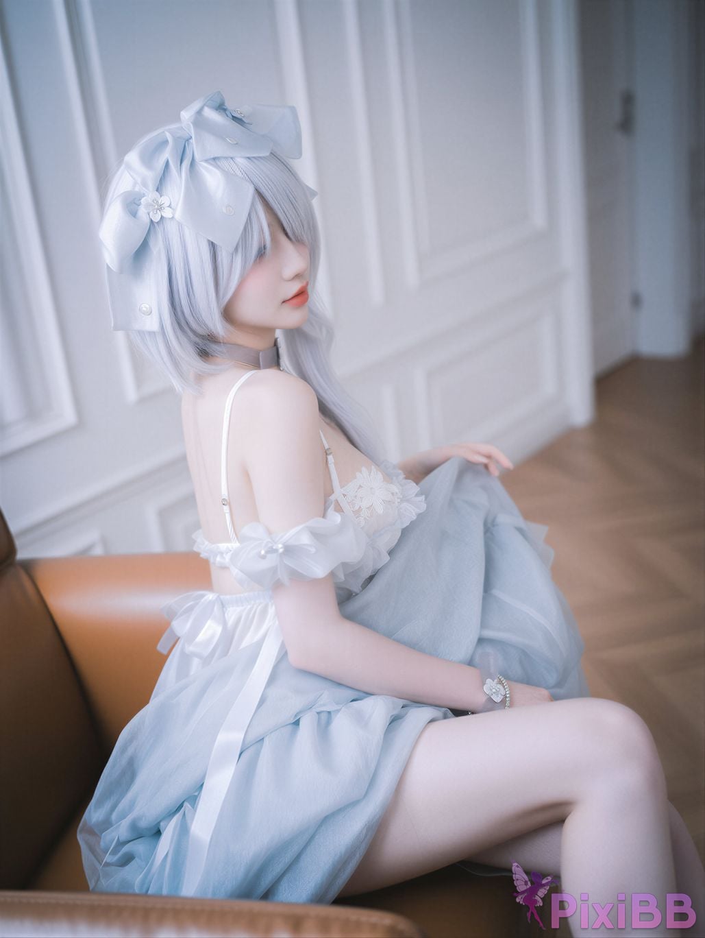AI Enhanced DJAWA Photo Son Ye Eun Nikke Cinderella Glass Princess PixiBB.COM 038