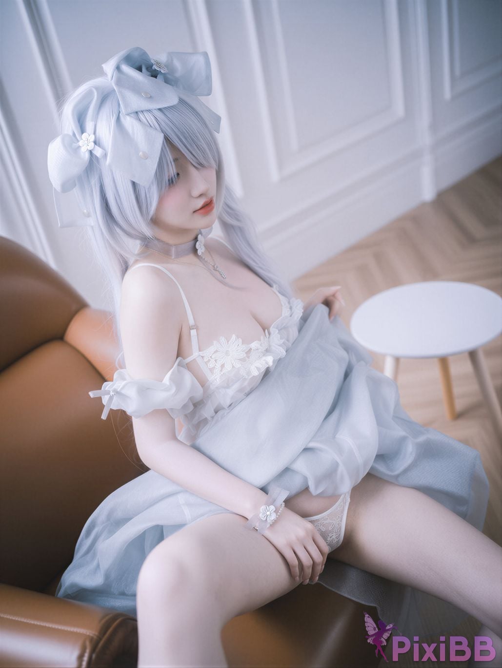 AI Enhanced DJAWA Photo Son Ye Eun Nikke Cinderella Glass Princess PixiBB.COM 040