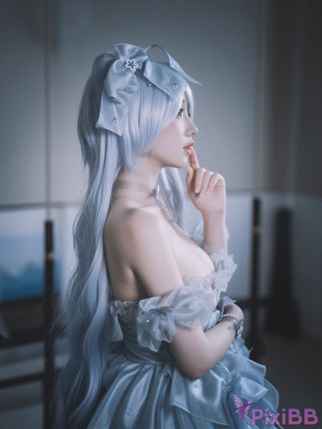 AI Enhanced DJAWA Photo Son Ye Eun Nikke Cinderella Glass Princess PixiBB.COM 057