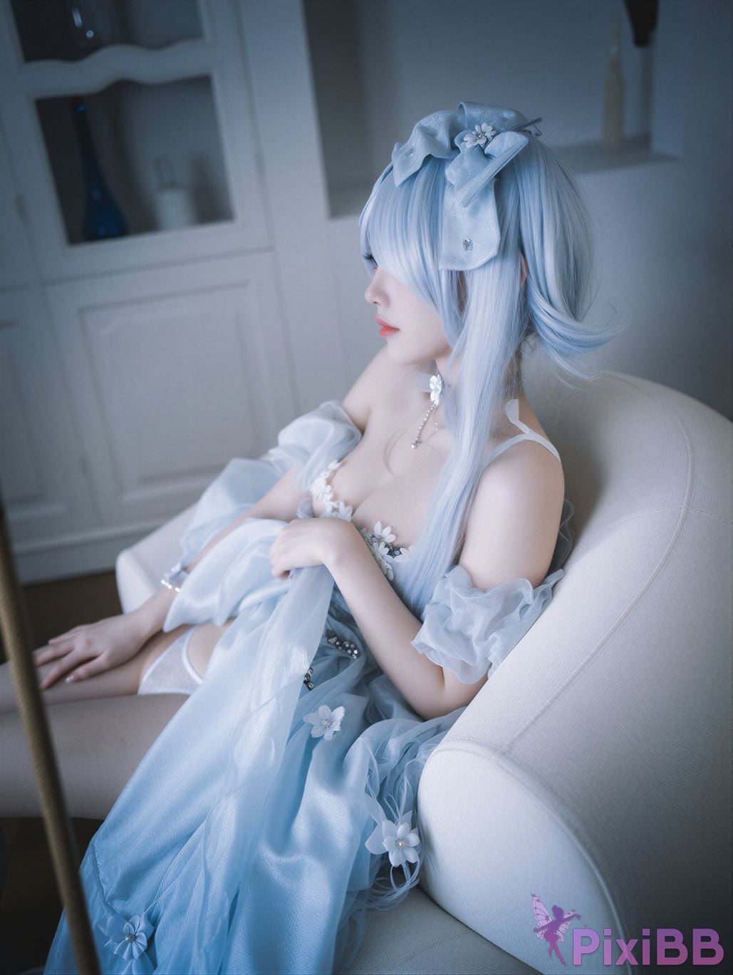 AI Enhanced DJAWA Photo Son Ye Eun Nikke Cinderella Glass Princess PixiBB.COM 068