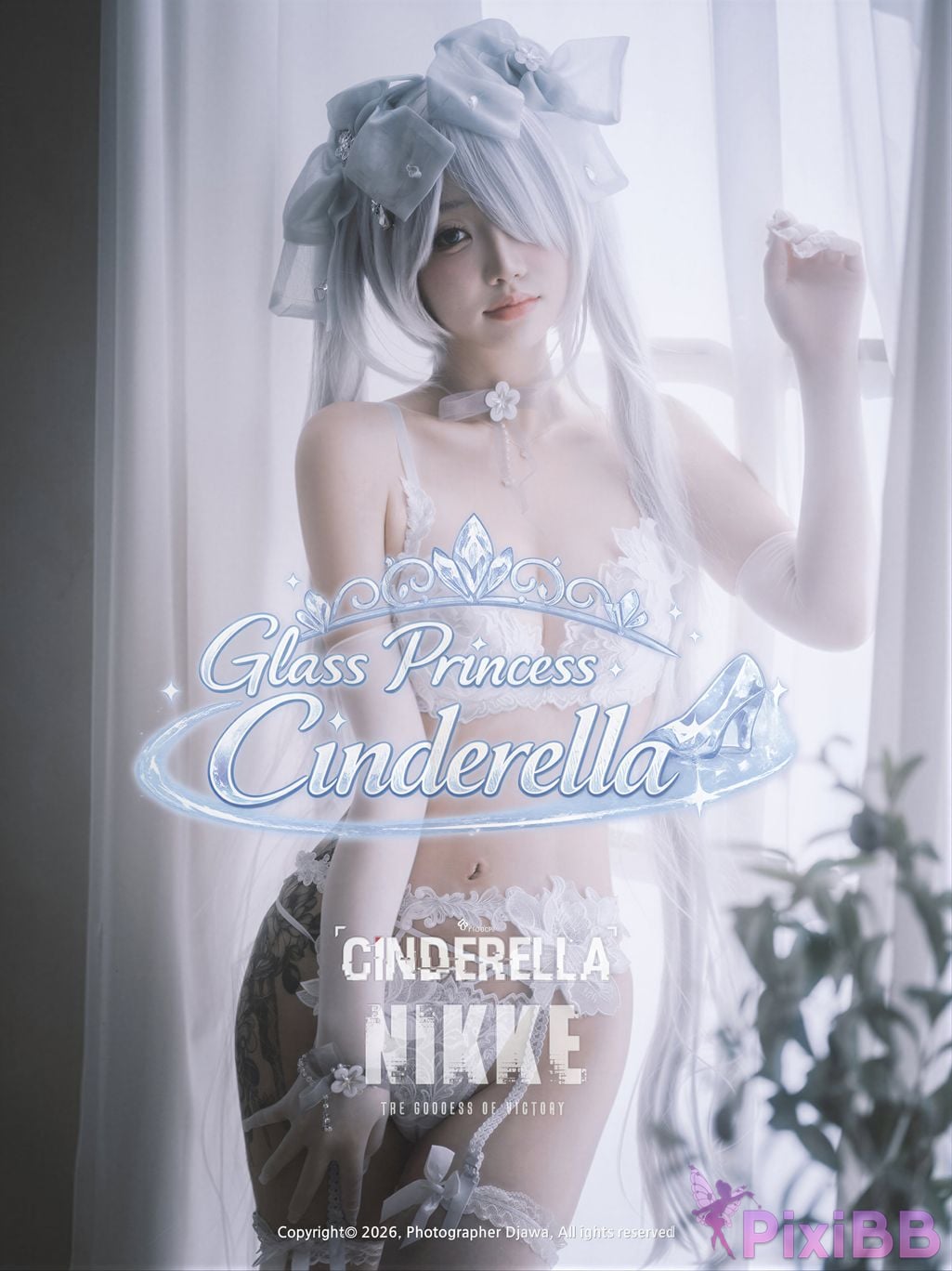 AI Enhanced DJAWA Photo Son Ye Eun Nikke Cinderella Glass Princess PixiBB.COM 093