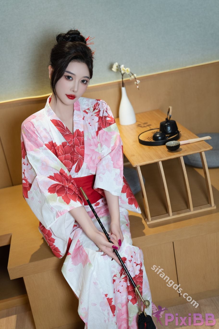 Built in no watermark Yang Chenchen Japanese style kimono Sexy and PixiBB.COM 010