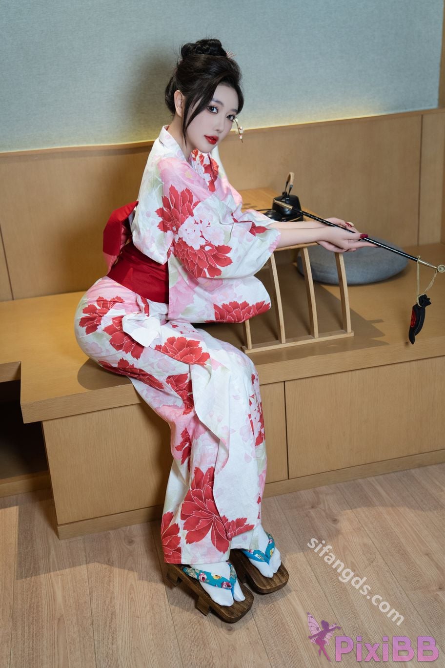 Built in no watermark Yang Chenchen Japanese style kimono Sexy and PixiBB.COM 012