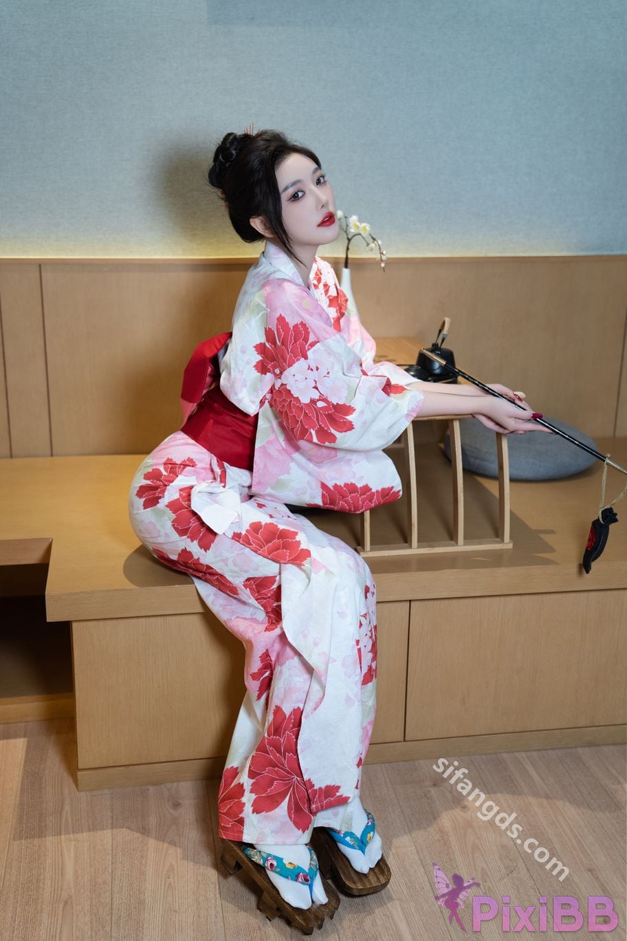 Built in no watermark Yang Chenchen Japanese style kimono Sexy and PixiBB.COM 013