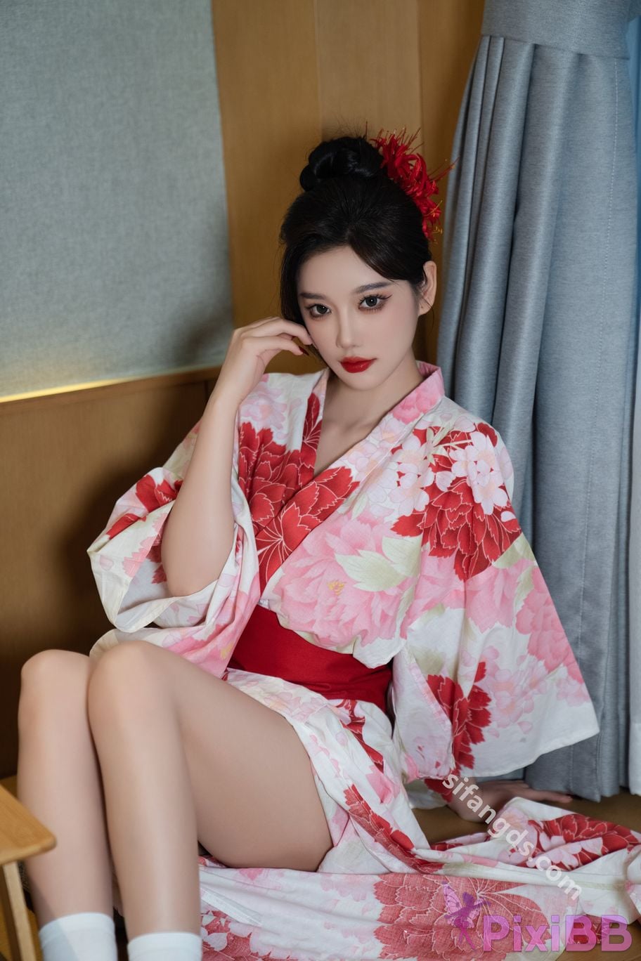 Built in no watermark Yang Chenchen Japanese style kimono Sexy and PixiBB.COM 019