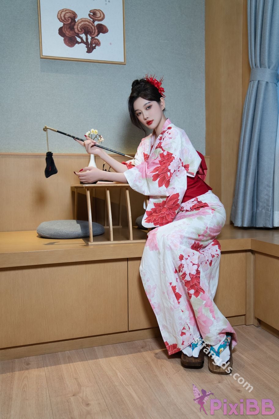 Built in no watermark Yang Chenchen Japanese style kimono Sexy and PixiBB.COM 026