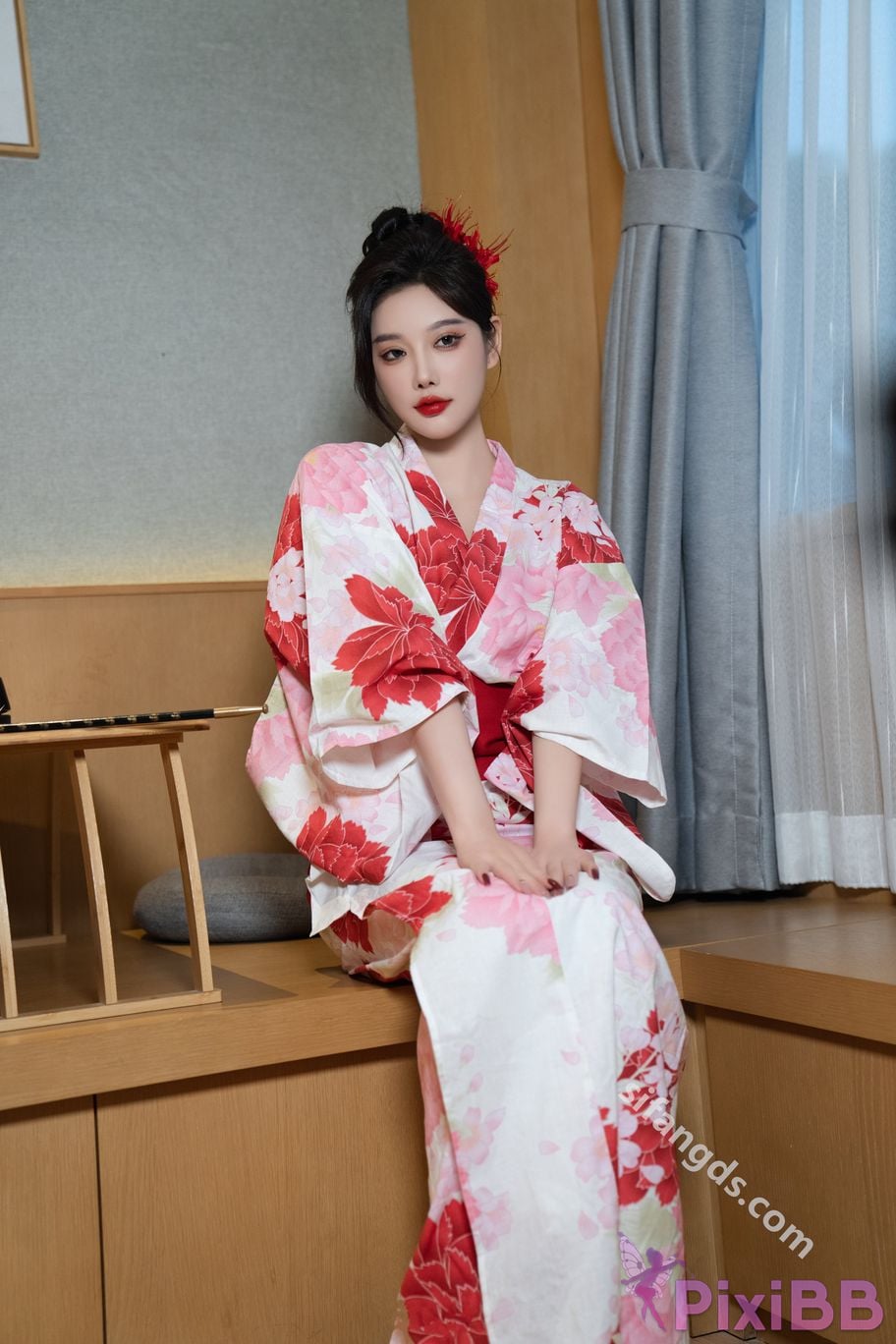 Built in no watermark Yang Chenchen Japanese style kimono Sexy and PixiBB.COM 027