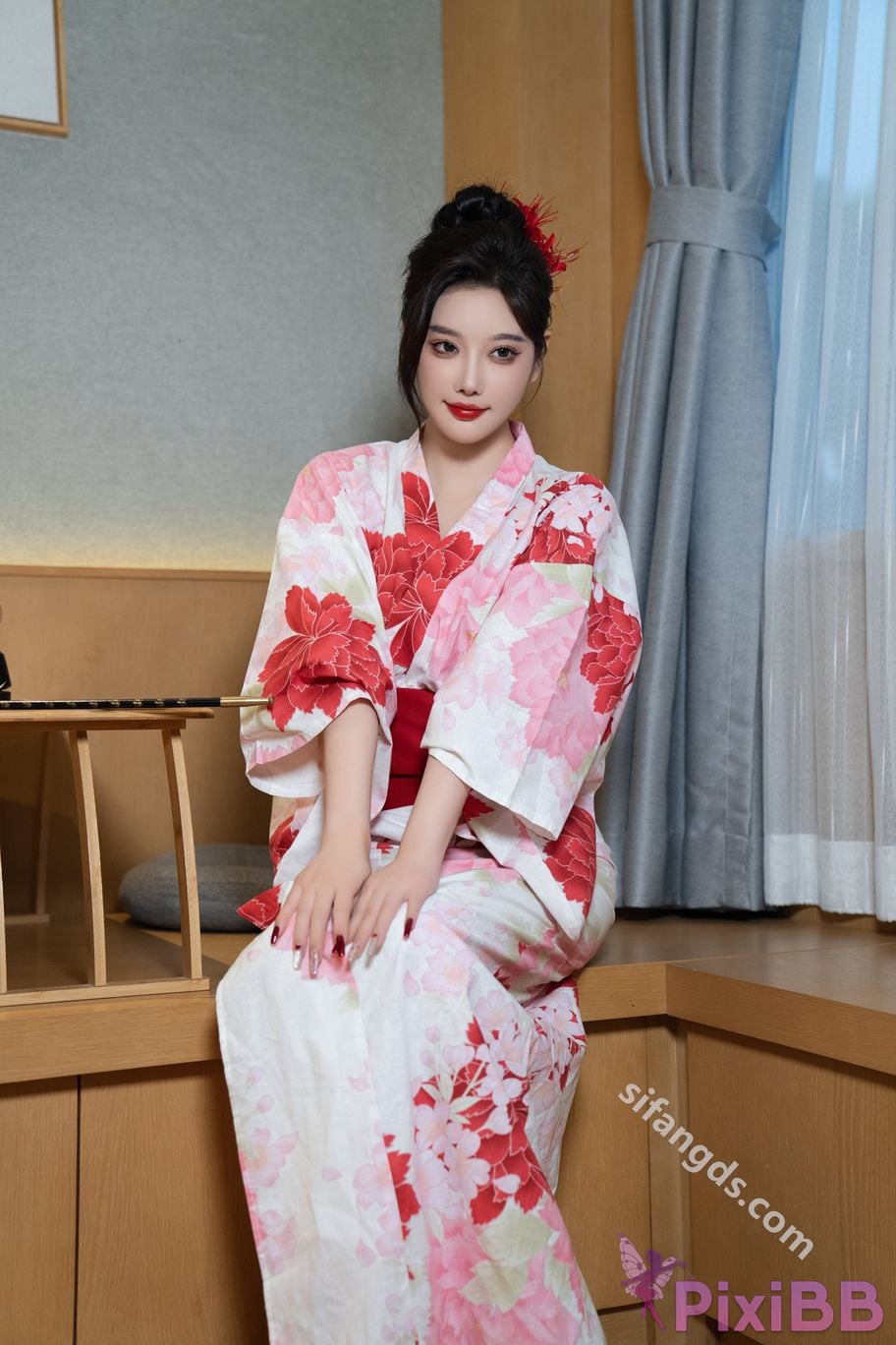 Built in no watermark Yang Chenchen Japanese style kimono Sexy and PixiBB.COM 028