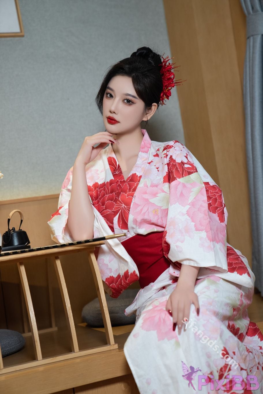 Built in no watermark Yang Chenchen Japanese style kimono Sexy and PixiBB.COM 031