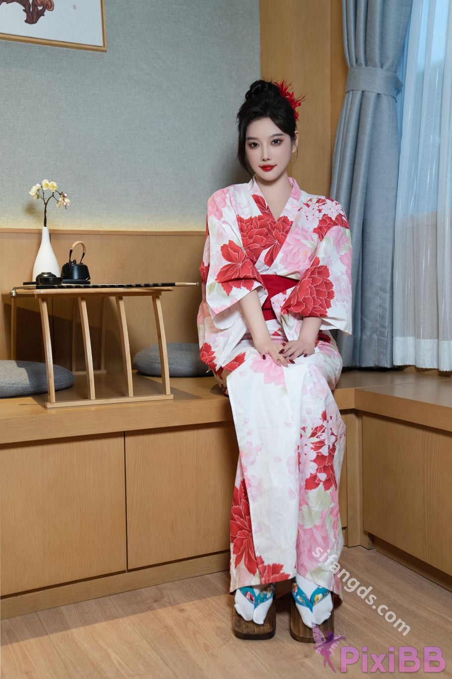 Built in no watermark Yang Chenchen Japanese style kimono Sexy and PixiBB.COM 033