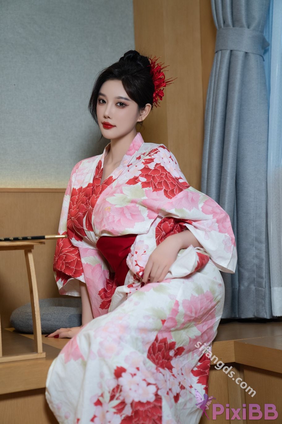 Built in no watermark Yang Chenchen Japanese style kimono Sexy and PixiBB.COM 037