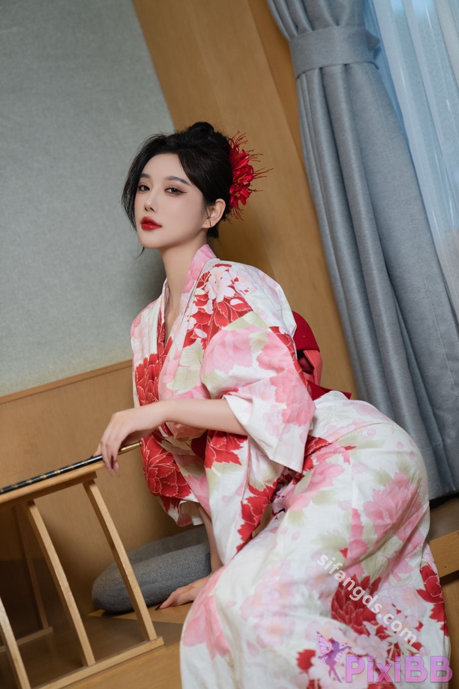 Built in no watermark Yang Chenchen Japanese style kimono Sexy and PixiBB.COM 040