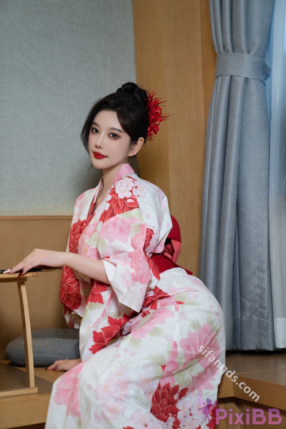 Built in no watermark Yang Chenchen Japanese style kimono Sexy and PixiBB.COM 043