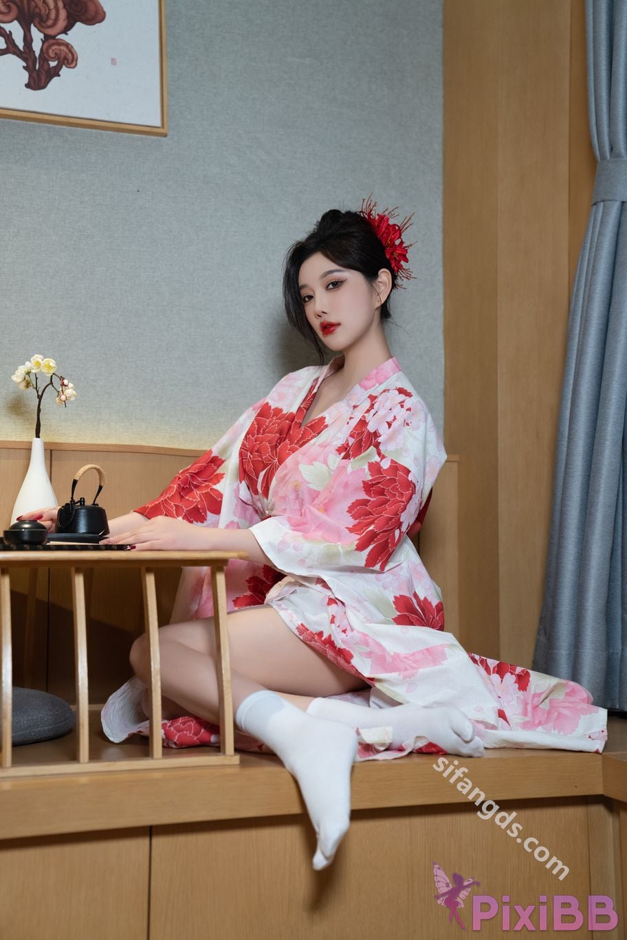 Built in no watermark Yang Chenchen Japanese style kimono Sexy and PixiBB.COM 050