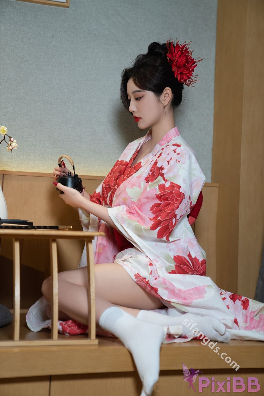 Built in no watermark Yang Chenchen Japanese style kimono Sexy and PixiBB.COM 051
