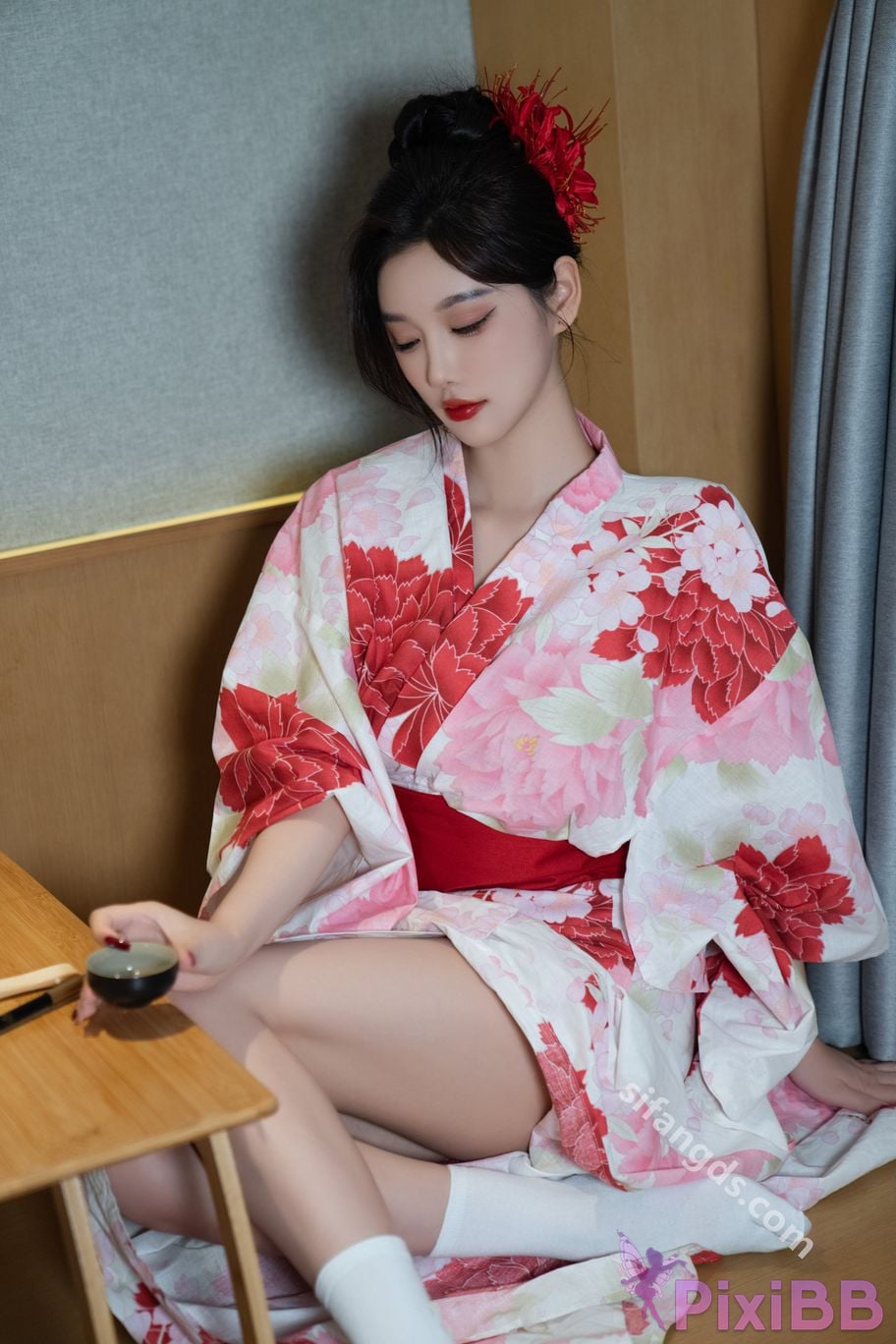 Built in no watermark Yang Chenchen Japanese style kimono Sexy and PixiBB.COM 060