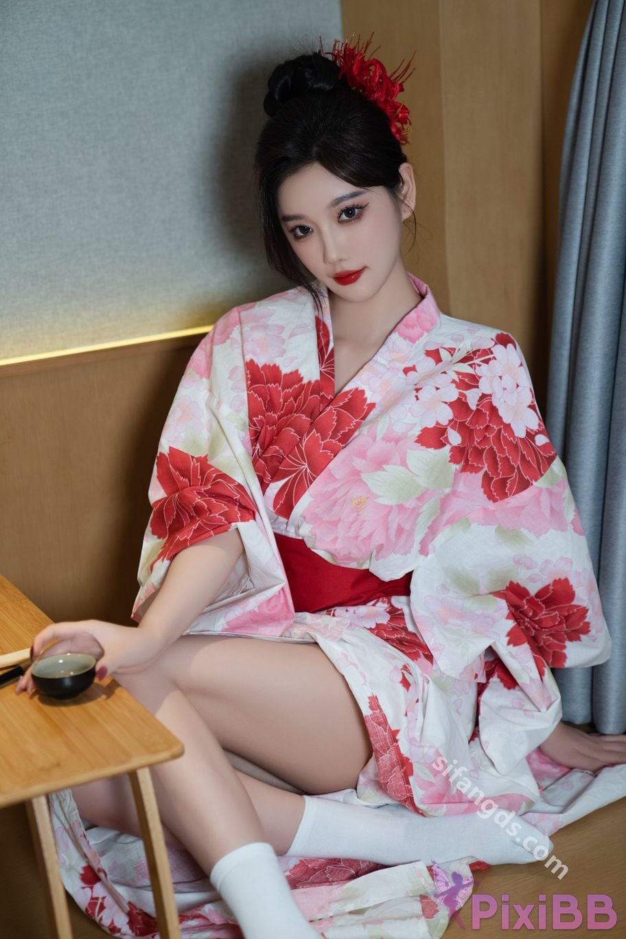 Built in no watermark Yang Chenchen Japanese style kimono Sexy and PixiBB.COM 061