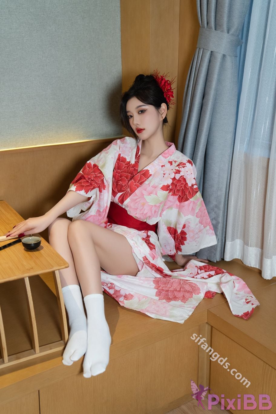 Built in no watermark Yang Chenchen Japanese style kimono Sexy and PixiBB.COM 062