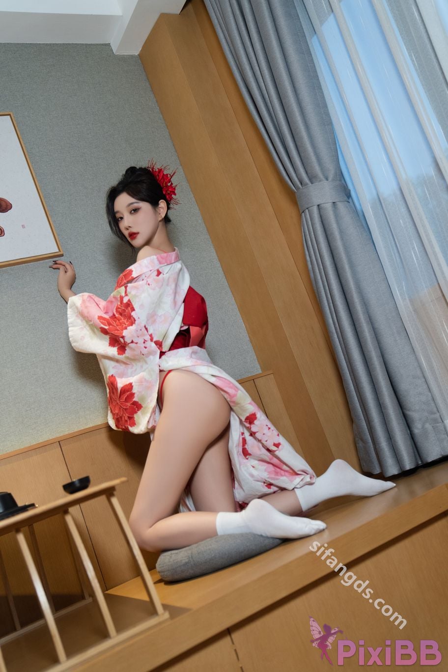 Built in no watermark Yang Chenchen Japanese style kimono Sexy and PixiBB.COM 076