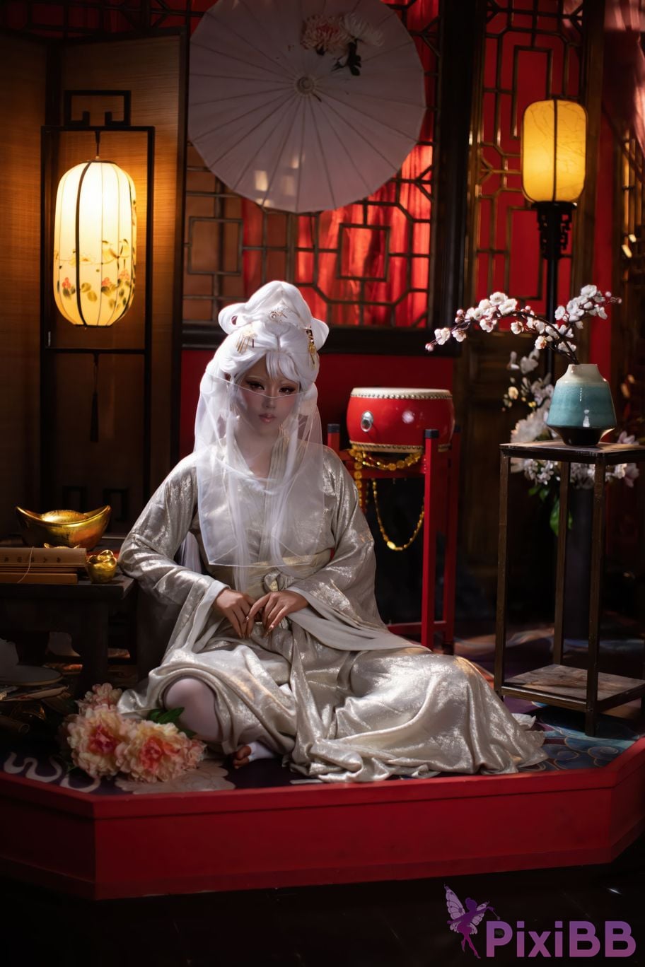 Cosplayer Titanium alloy TiTi Xiaohei becomes your exclusive furnace PixiBB.COM 002