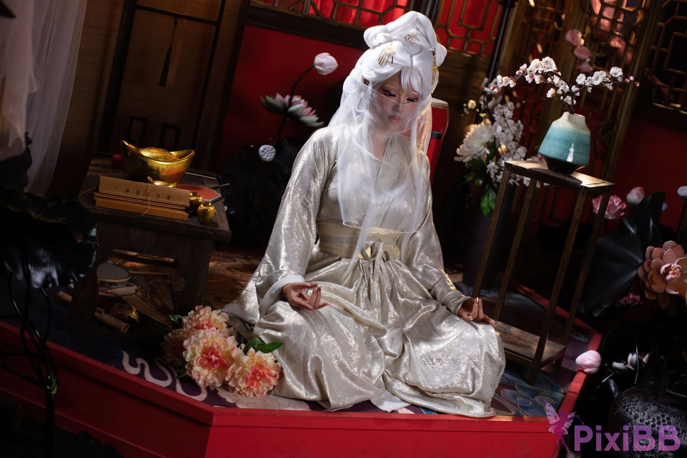 Cosplayer Titanium alloy TiTi Xiaohei becomes your exclusive furnace PixiBB.COM 006