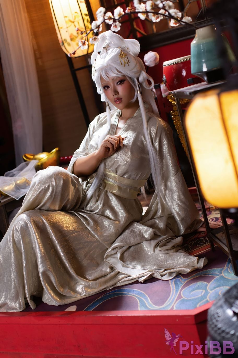 Cosplayer Titanium alloy TiTi Xiaohei becomes your exclusive furnace PixiBB.COM 009