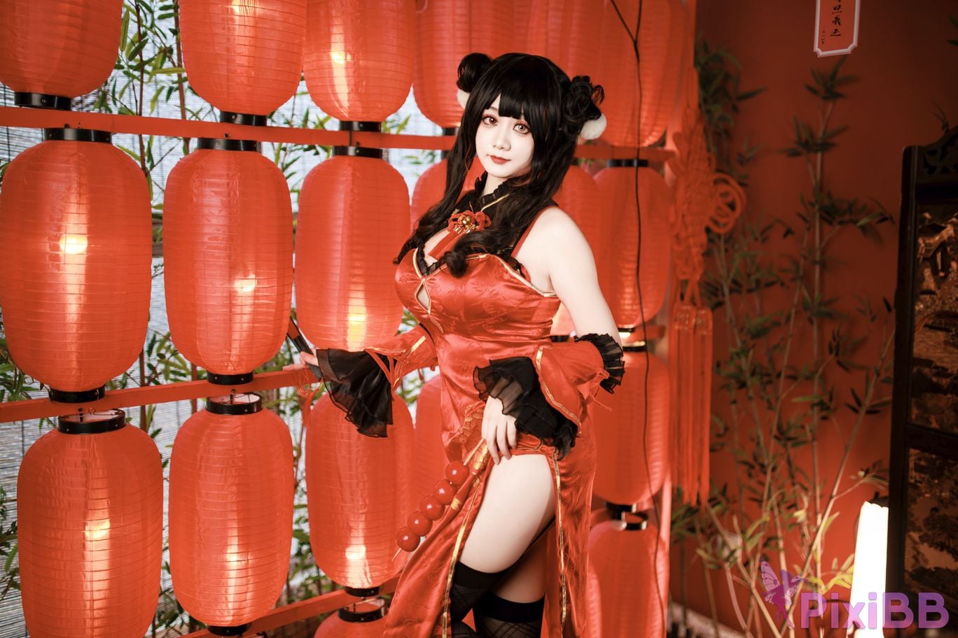 Cosplayer A Xuexue New Year Madness Three PixiBB.COM 003