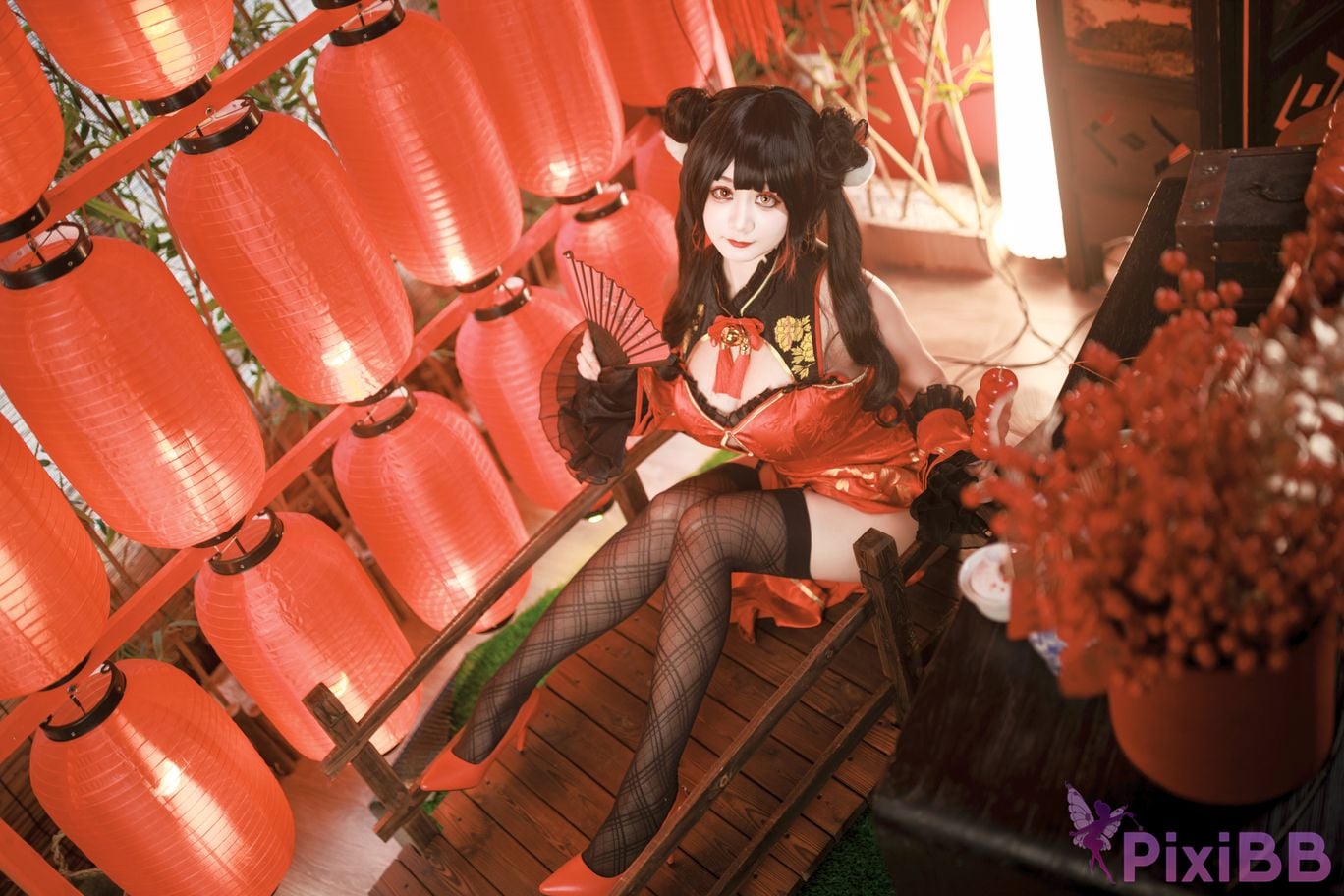 Cosplayer A Xuexue New Year Madness Three PixiBB.COM 006
