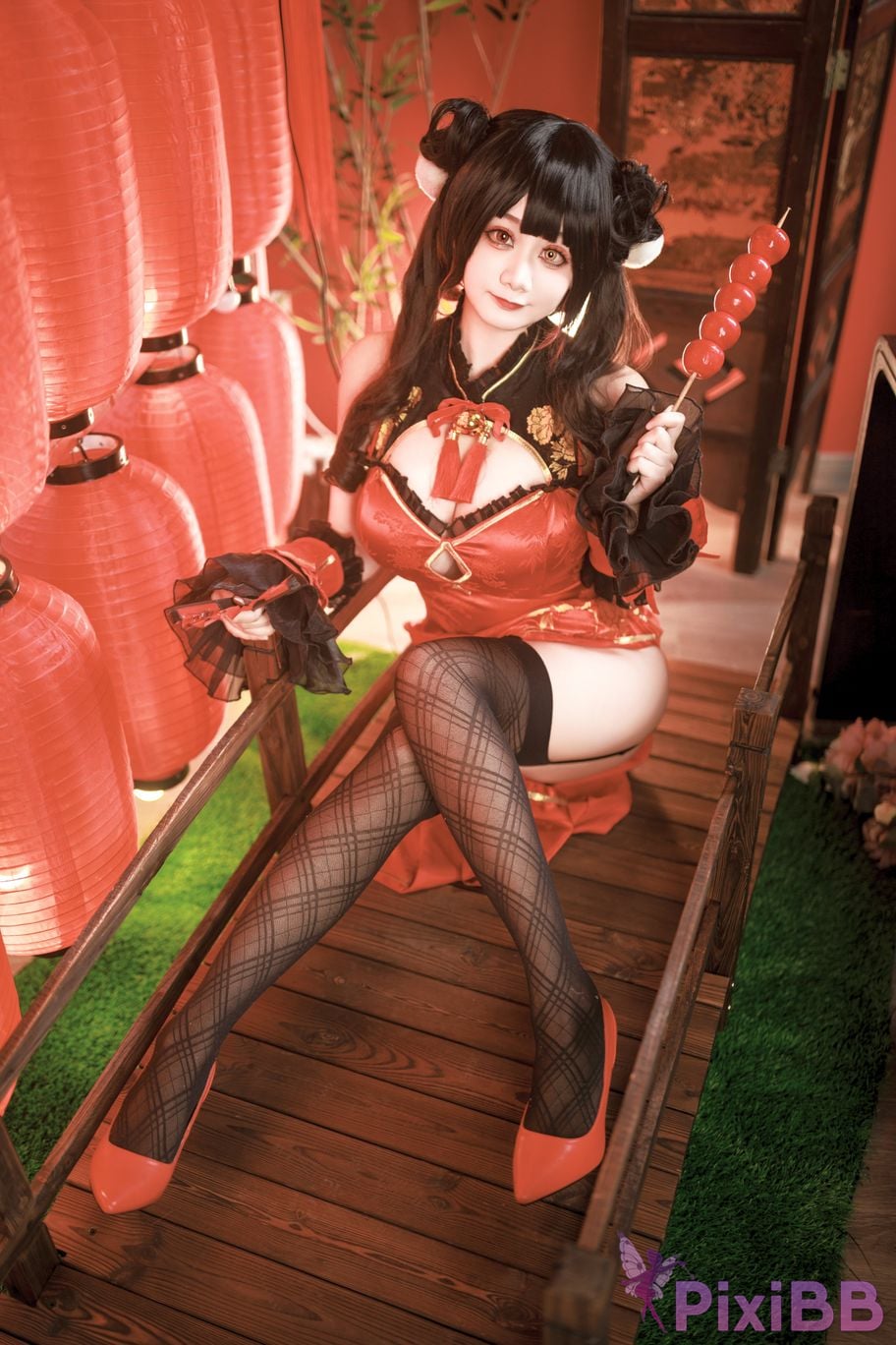 Cosplayer A Xuexue New Year Madness Three PixiBB.COM 009