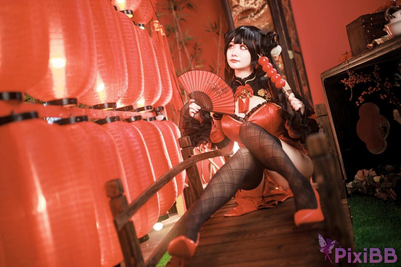 Cosplayer A Xuexue New Year Madness Three PixiBB.COM 010