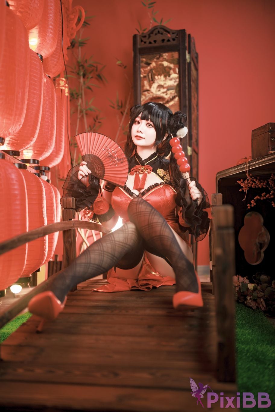 Cosplayer A Xuexue New Year Madness Three PixiBB.COM 011