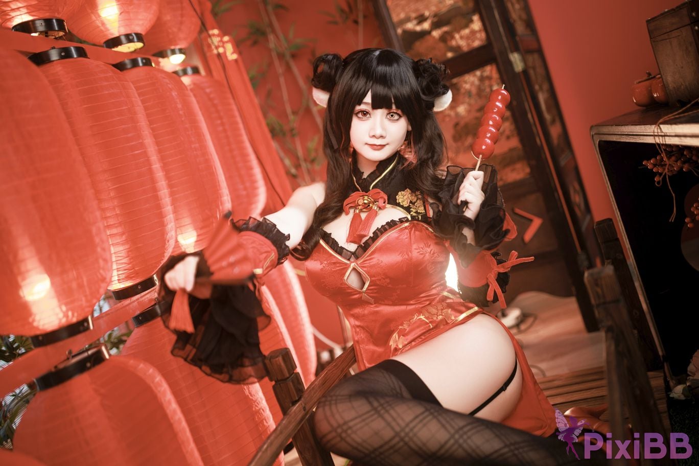 Cosplayer A Xuexue New Year Madness Three PixiBB.COM 012