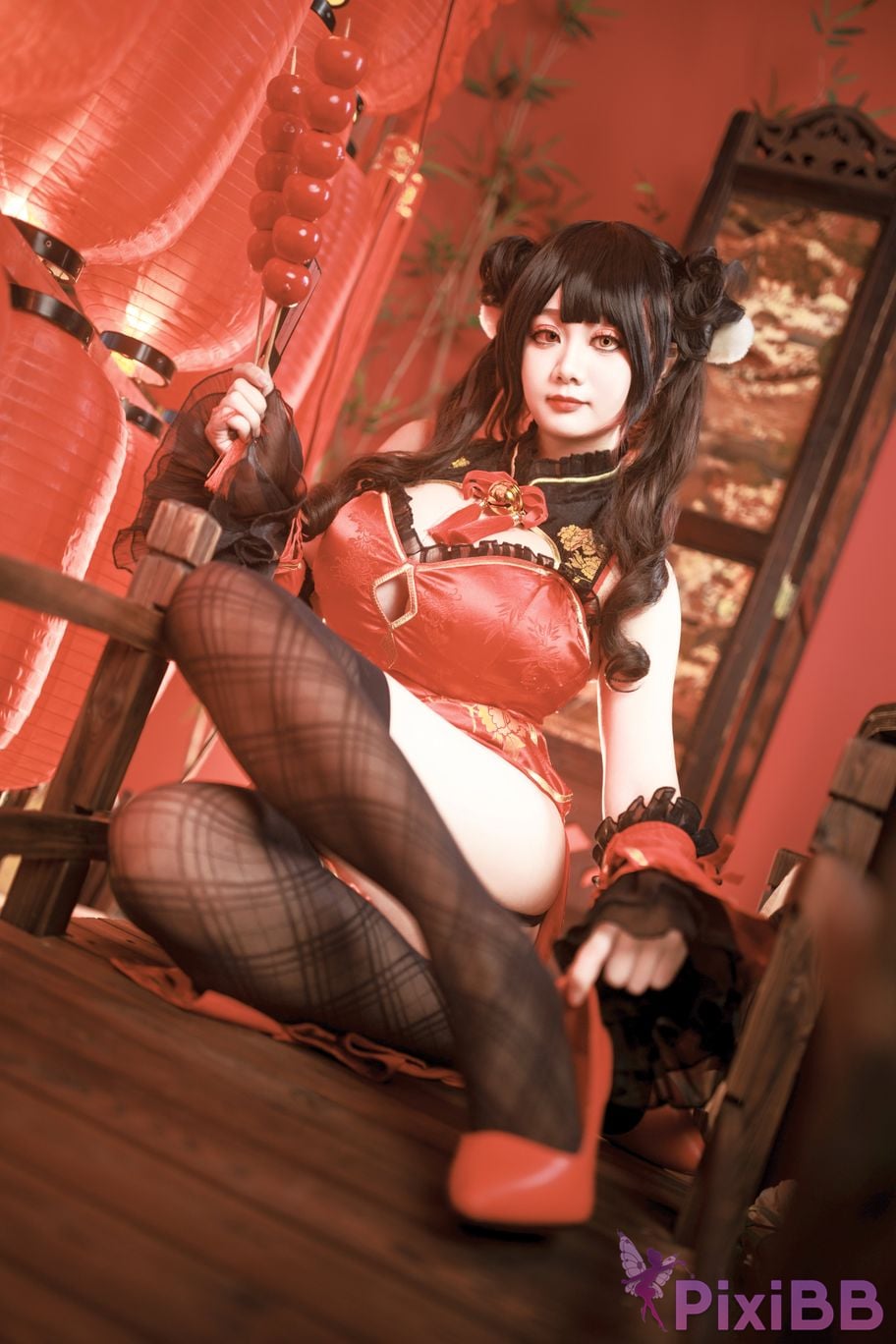 Cosplayer A Xuexue New Year Madness Three PixiBB.COM 013