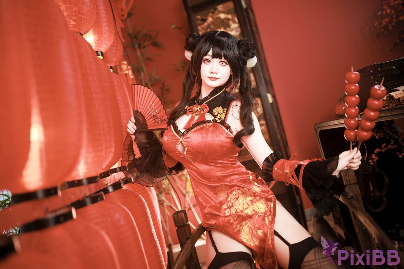Cosplayer A Xuexue New Year Madness Three PixiBB.COM 018